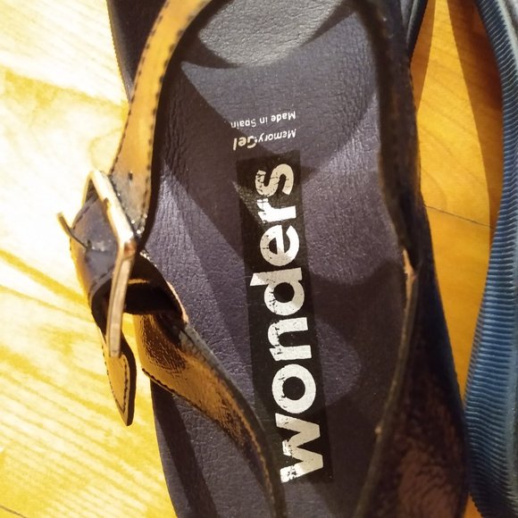 sandales confortable, cuir, wonders - Picture 3 of 6